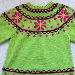 Vintage Hanna Andersson Bright Sweater Knit